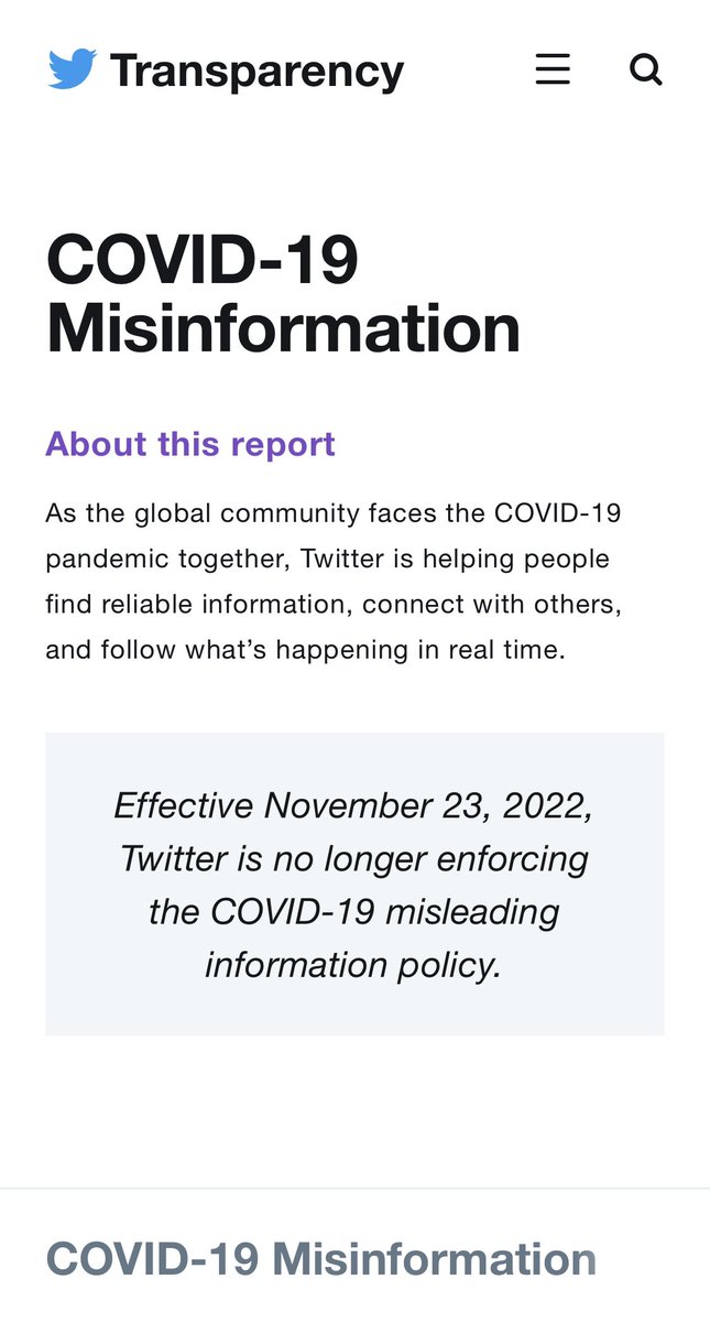 mcnees's tweet image. Twitter is no longer enforcing its Covid misinformation policy, so as always be careful about sharing (or trusting) what you read on here.