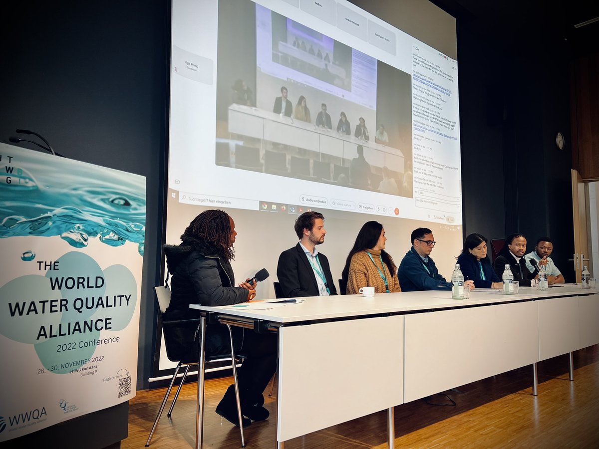 Now, THIS is the World Water Quality Alliance @UN_WWQA : Young people from Kenia, South Africa, Peru, Costa Rica, Europe, US and others engaging and discussing SDG.6.3. https://t.co/SjZ3CMz4ql