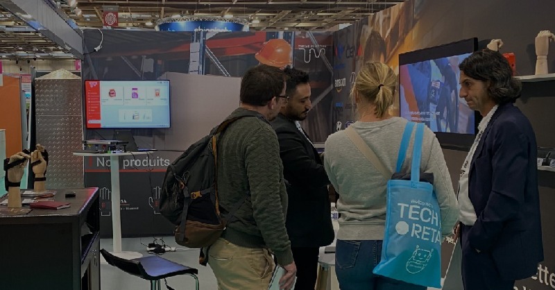 threadinmotion's tweet photo. We’ve completed the first stage of the @TechforRetail! It was amazing to introduce our latest products and meet wonderful people!

We are ready for the second day and to find out more about us, come visit our booth E10!

#retail #warehousesolutions #wearabletechnologies