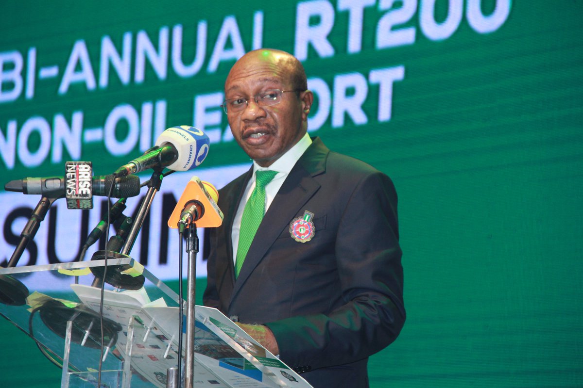 cenbank's tweet photo. #RT200Summit #Thejourneysofar CBN Governor, Godwin #Emefiele says a total of $4.987 Billion have been repatriated into the country by non-oil exporters in 2022, higher than the $3.190 billion repatriated in 2021. https://t.co/legco4sKVN