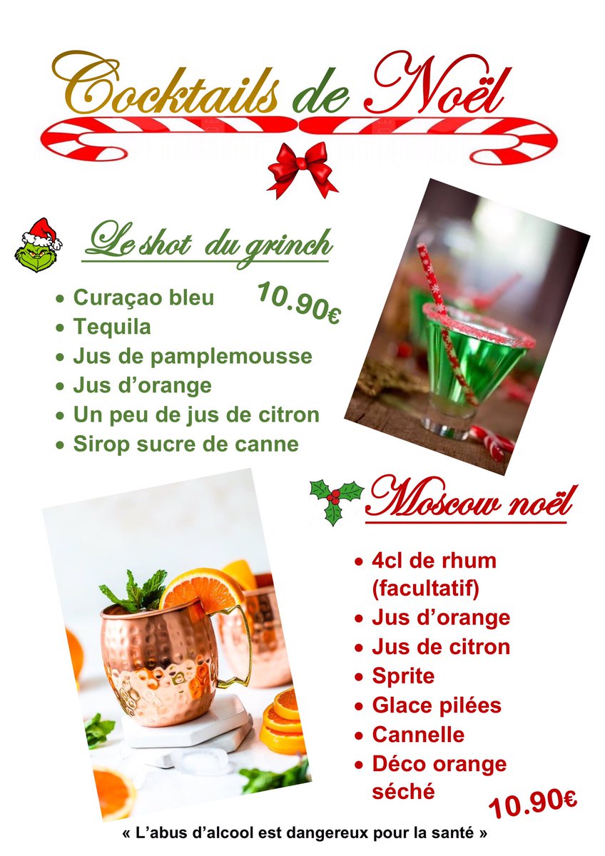 SpeedParkServon's tweet photo. 𝐍𝐨𝐬 𝐜𝐨𝐜𝐤𝐭𝐚𝐢𝐥 𝐬𝐩𝐞́𝐜𝐢𝐚𝐥 𝐍𝐨𝐞̈𝐥 🍹🎅🏻🎄#SpeedParkServon #noel #bar #coktail https://t.co/SuiQaQePD2