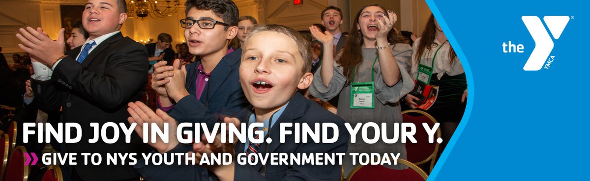 nysymcas's tweet photo. It’s #GivingTuesday! You can make a difference in the lives of youth across NYS by supporting our YMCA Youth and Government Program. Give today at https://t.co/dNXTGDrjHV #FindYourY #GivingTuesday https://t.co/nd70SxGo3b