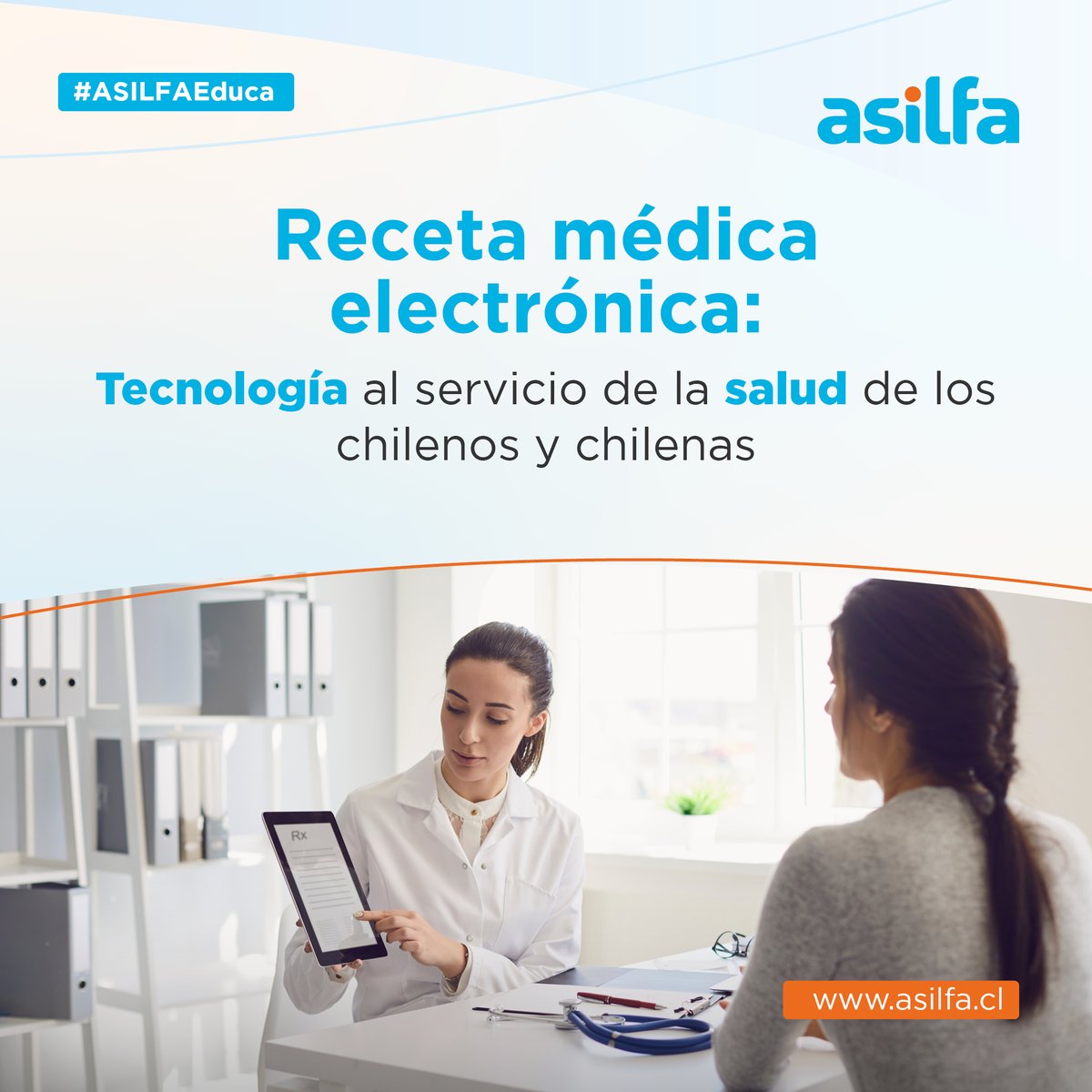 Asilfa_'s tweet photo. #ASILFAEduca La #RecetaMédicaElectrónica permite mejorar la calidad, el acceso y seguridad de la atención de #salud, disminuyendo errores de #prescripción y #dispensación de #medicamentos. Un sistema centralizado contribuye en la prevención del uso malicioso de #recetas. https://t.co/yQEloVBfJw