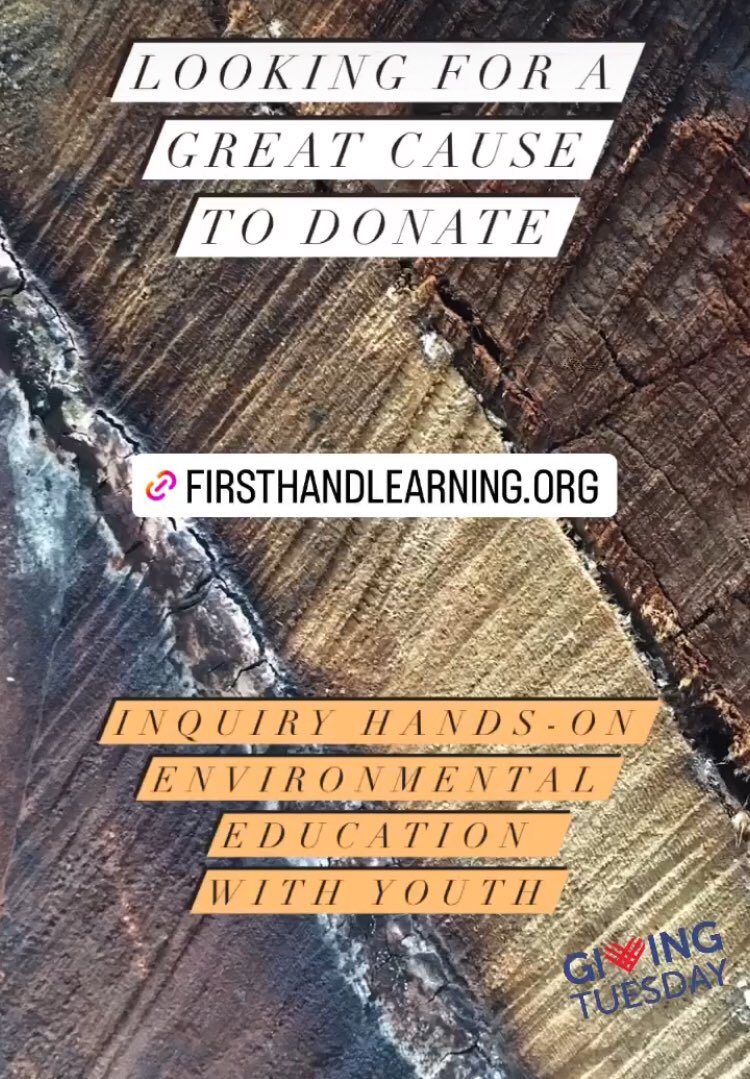 Looking for a great cause on #GivingTuesday ?

Contribute to Firsthand Learning for inquiry based hands-on learning with youth: firsthandlearning.org/contribute.html

<a href="/SciSocWeston/">Susan Erickson</a> <a href="/diamon_does/">Diamon Clark</a> <a href="/CraneSTEAMLab/">Jenn Crane</a> <a href="/JenlyanNegron/">Jenlyan Negron</a> <a href="/NatureJenn21/">Jenn Crane</a> <a href="/SciTeacherAgen/">Katie Agen</a> <a href="/CmtySch_LAF/">BPSCmtySch_Lafayette</a> <a href="/PPGBuffalo/">Partnership for the Public Good</a> #STEM