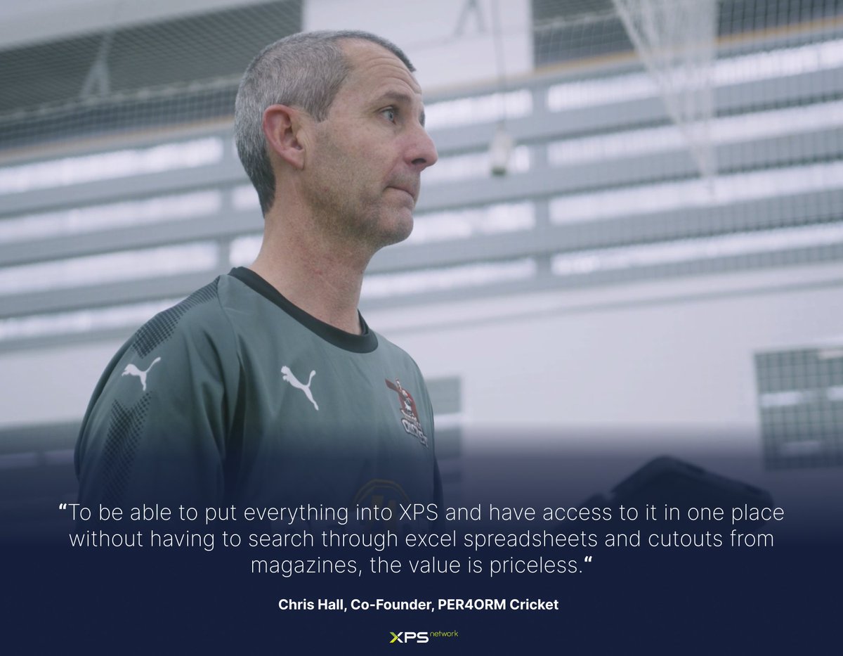 xpsnetwork's tweet photo. 💬 | Chris Hall from #PER4ORM cricket had some nice words to say about #xpsnetwork 🤝 Check out the full #XPSStory on our YouTube ↙️

🎥 Full XPS Story ➡️ https://t.co/JZk0EjdkOo https://t.co/cmEw337lAD