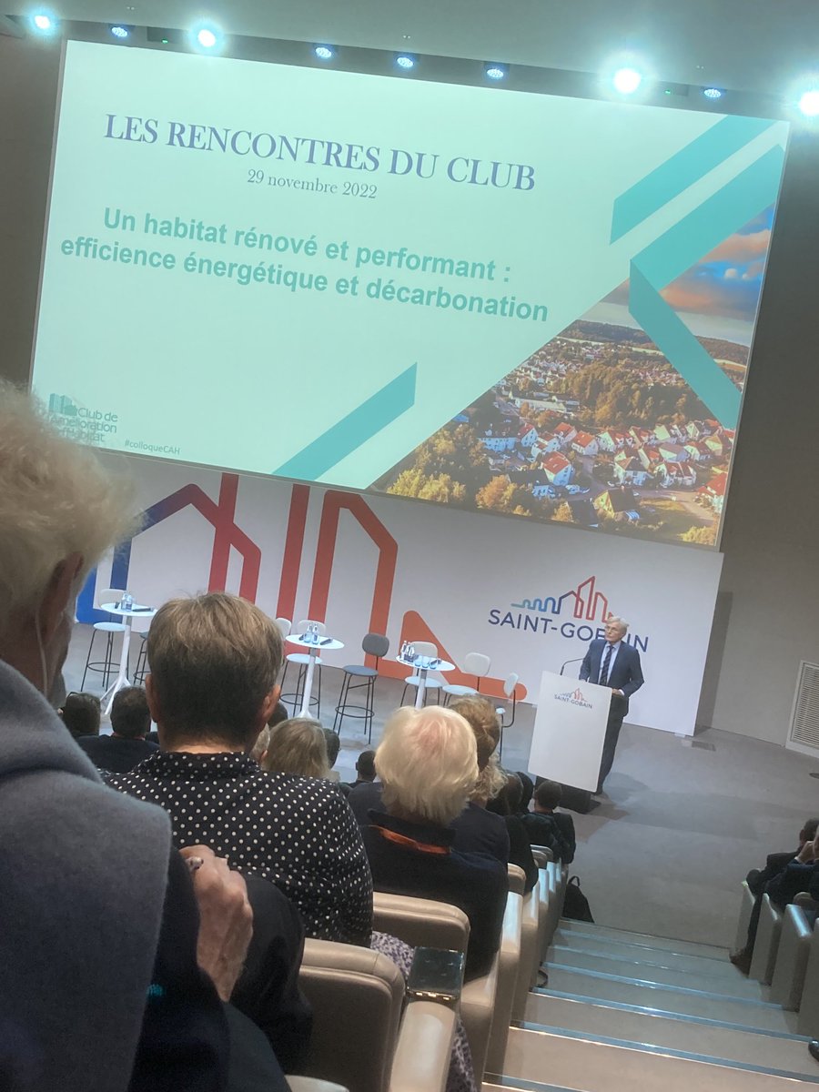 ⁦<a href="/ClubAmelHabitat/">Club de l'Amélioration de l'Habitat</a>⁩ ouverture des travaux par ⁦<a href="/JPCHIRAT/">Jean-Pascal CHIRAT</a>⁩ DGal qui dresse un bilan des actions et outils déjà engagés ! ⁦<a href="/AEF_Urbanisme/">@AEF Habitat & Urbanisme</a>⁩ ⁦<a href="/M_MeynierM/">Marjolaine Meynier-Millefert</a>⁩ ⁦⁦⁦<a href="/ASPreudhomme/">AS DI GIROLAMO</a>⁩ ⁦<a href="/SgdbFrance/">Saint-Gobain Distribution Bâtiment France</a>⁩ ⁦<a href="/saintgobain/">Saint-Gobain</a>⁩ ⁦<a href="/OlivierKlein93/">Olivier Klein</a>⁩