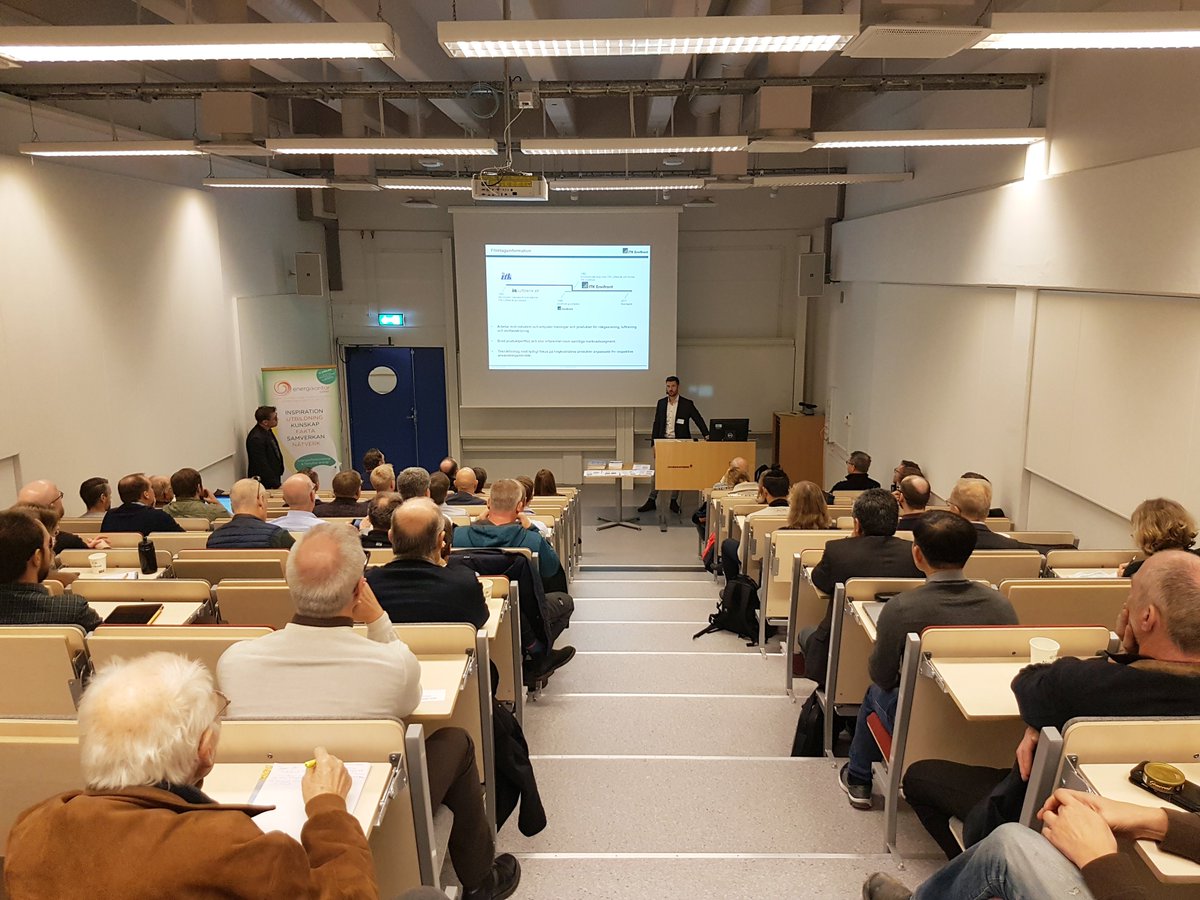 Today many energy companies attend our annual event #Bioenergy Day at <a href="/linneuni/">Linnéuniversitetet Linnaeus University</a>. The conference also serves as a matchmaking event for our #BIORET partners from Poland and Lithuania, sharing their perspectives of bioenergy use and low temperature district heating. <a href="/SweInstitute/">Svenska institutet</a>