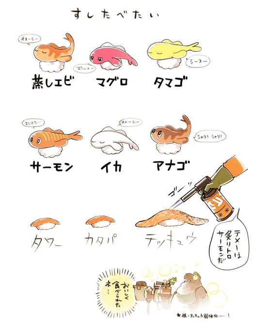 寿司コラボ 
#ポケモンSV #Splatoon3 