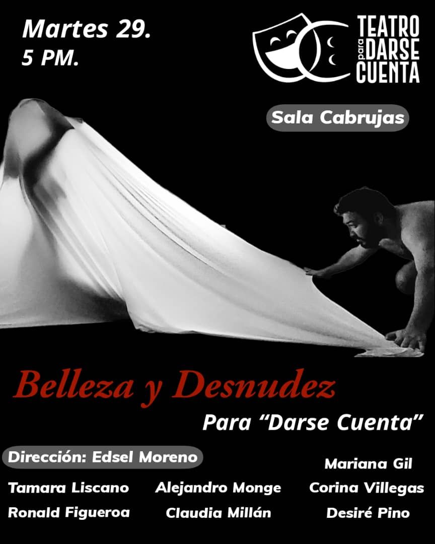 Recomendao (@recomendao) on Twitter photo #Hoy 5pm se presenta la obra🎭"Belleza y Desnudez para #DarseCuenta"🎭 en la #SalaCabrujas, dirigida por <a href="/EdselMoreno/">EDSEL MORENO</a> #Hoy 5pm se presenta la obra🎭"Belleza y Desnudez para #DarseCuenta"🎭 en la #SalaCabrujas, dirigida por <a href="/EdselMoreno/">EDSEL MORENO</a>