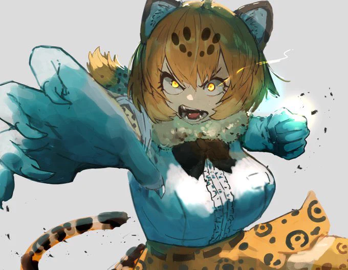 限界突破ジャガーさん #けものフレンズ 