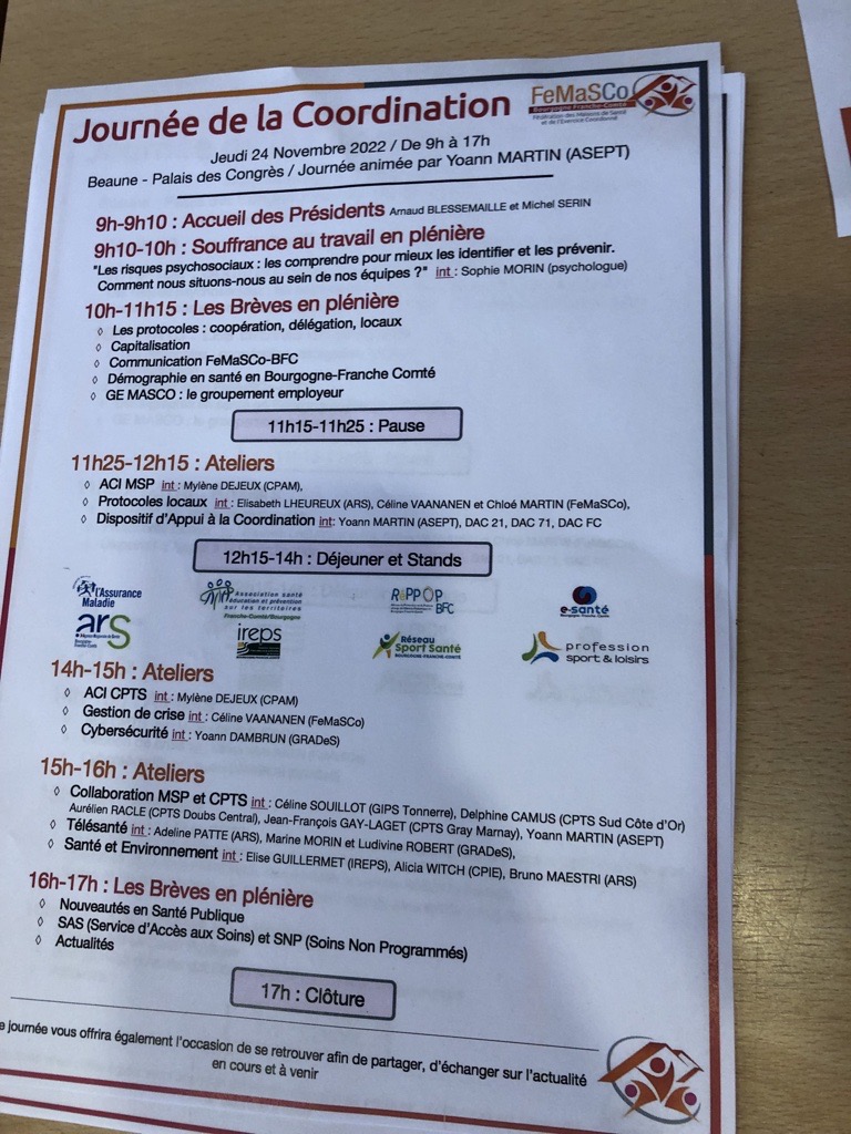GRADESBFC's tweet photo. 💻Notre équipe #télémédecine était présente jeudi dernier à la #journée de #coordination de la #FeMaSCo pour une démonstration de la #solution régionale #TELMI aux côtés de l'@arsbfc 
➕d'info ➡ telemedecine@esante-bfc.fr https://t.co/o0GKhzALO9