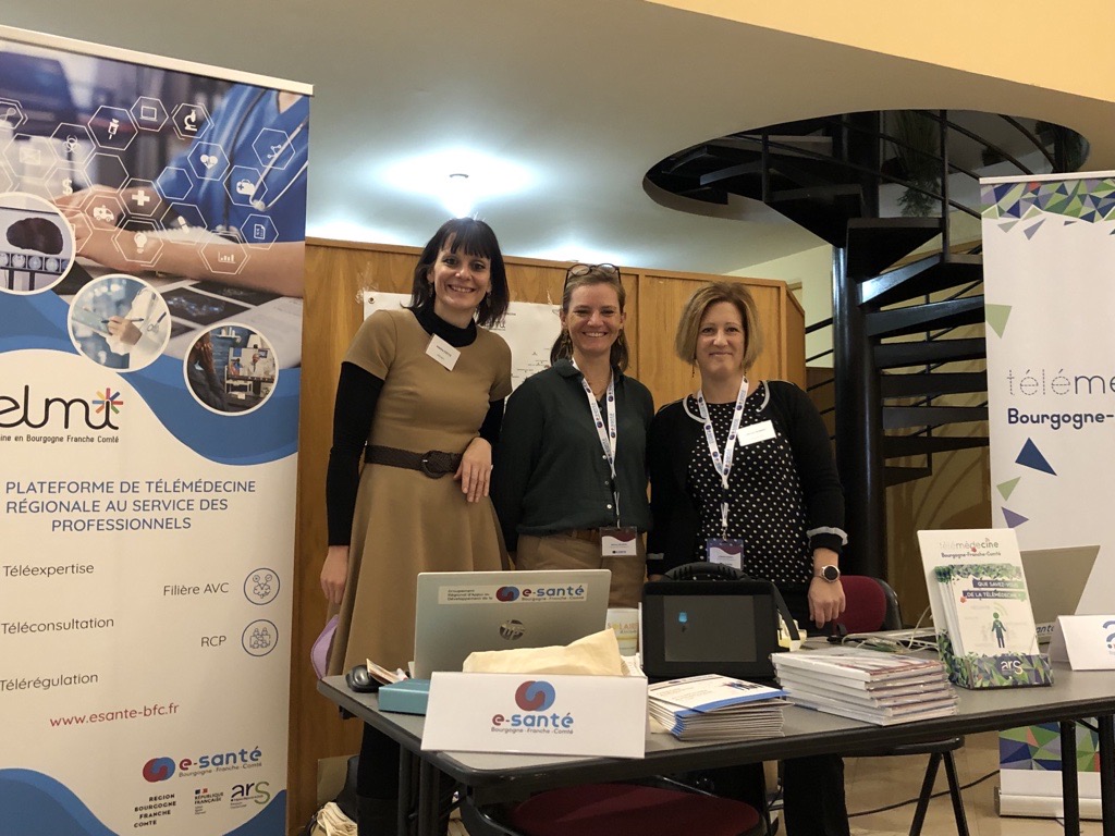 GRADESBFC's tweet photo. 💻Notre équipe #télémédecine était présente jeudi dernier à la #journée de #coordination de la #FeMaSCo pour une démonstration de la #solution régionale #TELMI aux côtés de l'@arsbfc 
➕d'info ➡ telemedecine@esante-bfc.fr https://t.co/o0GKhzALO9