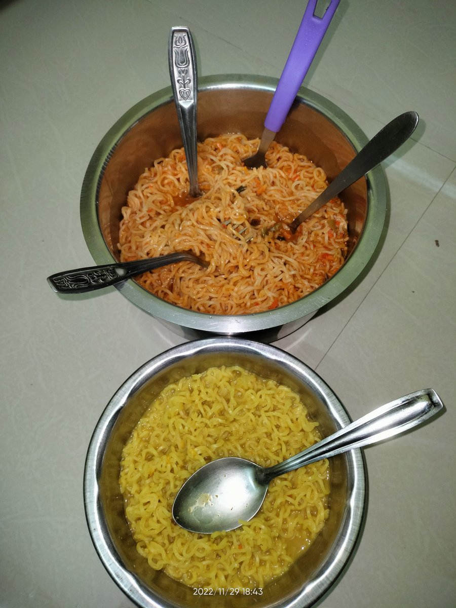 Noodles 🍜 Evening
#GirlsHostel 😋