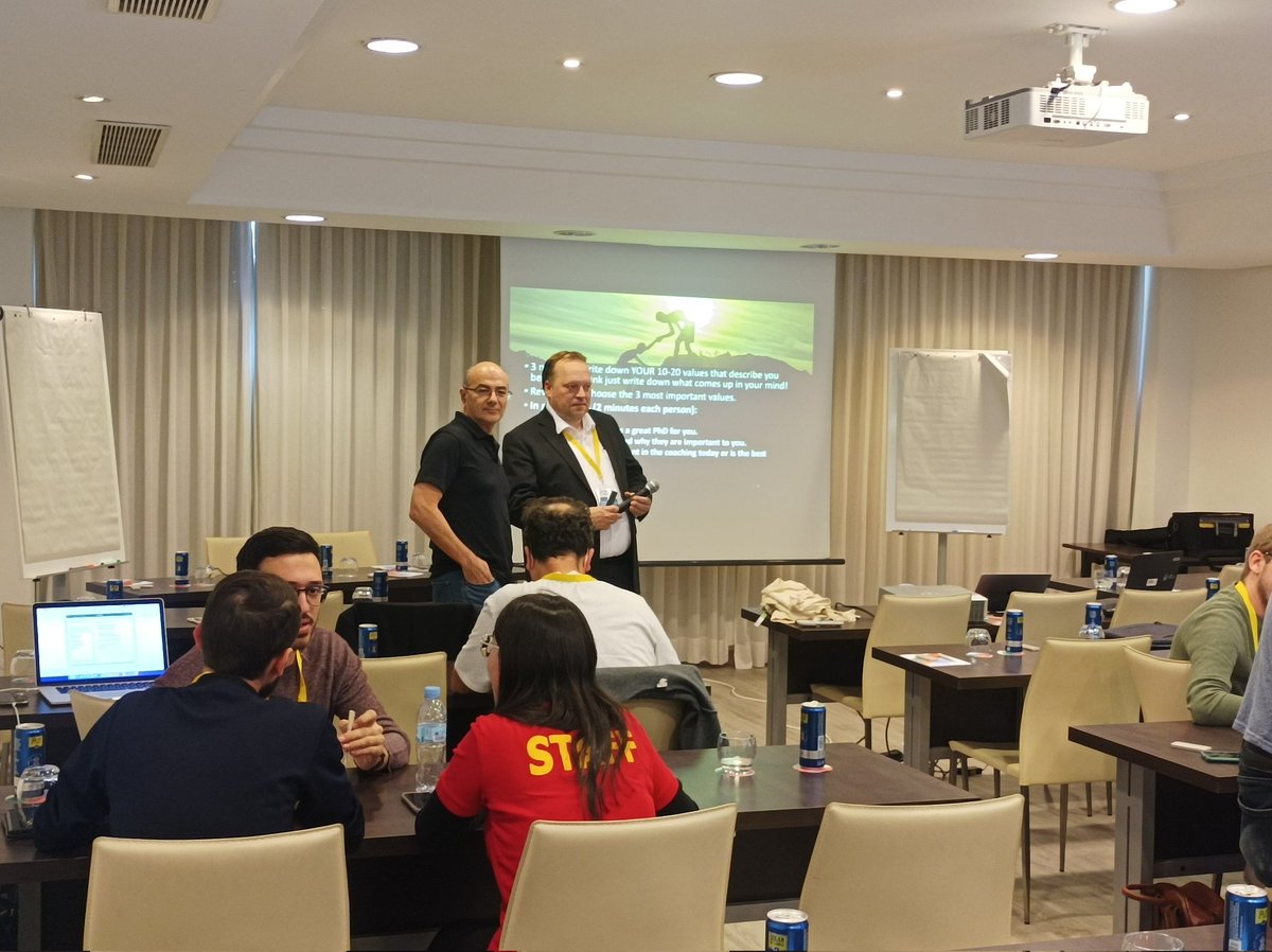 Adartse_bit's tweet photo. Martin Gaedke and Schahram Dustdar during the Ph.D. Symposium Coaching session @icsoc2022 https://t.co/42nk9HZB2u