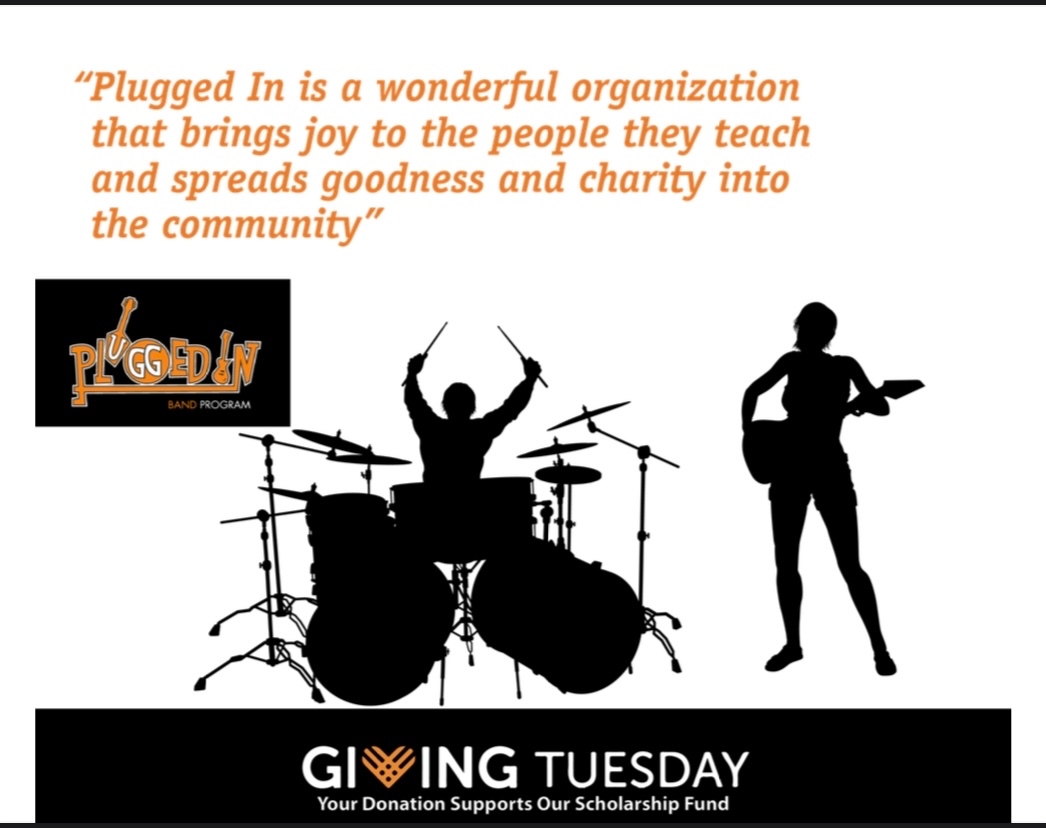 PluggedInBand's tweet image. On #GivingTuesday, your gift supports our Scholarship and Inclusion Fund. This ensures that Plugged In can remain true to our mission to never turn away a student. No donation is too small, and any amount makes a difference. To give, please visit the Linktree in our bio.