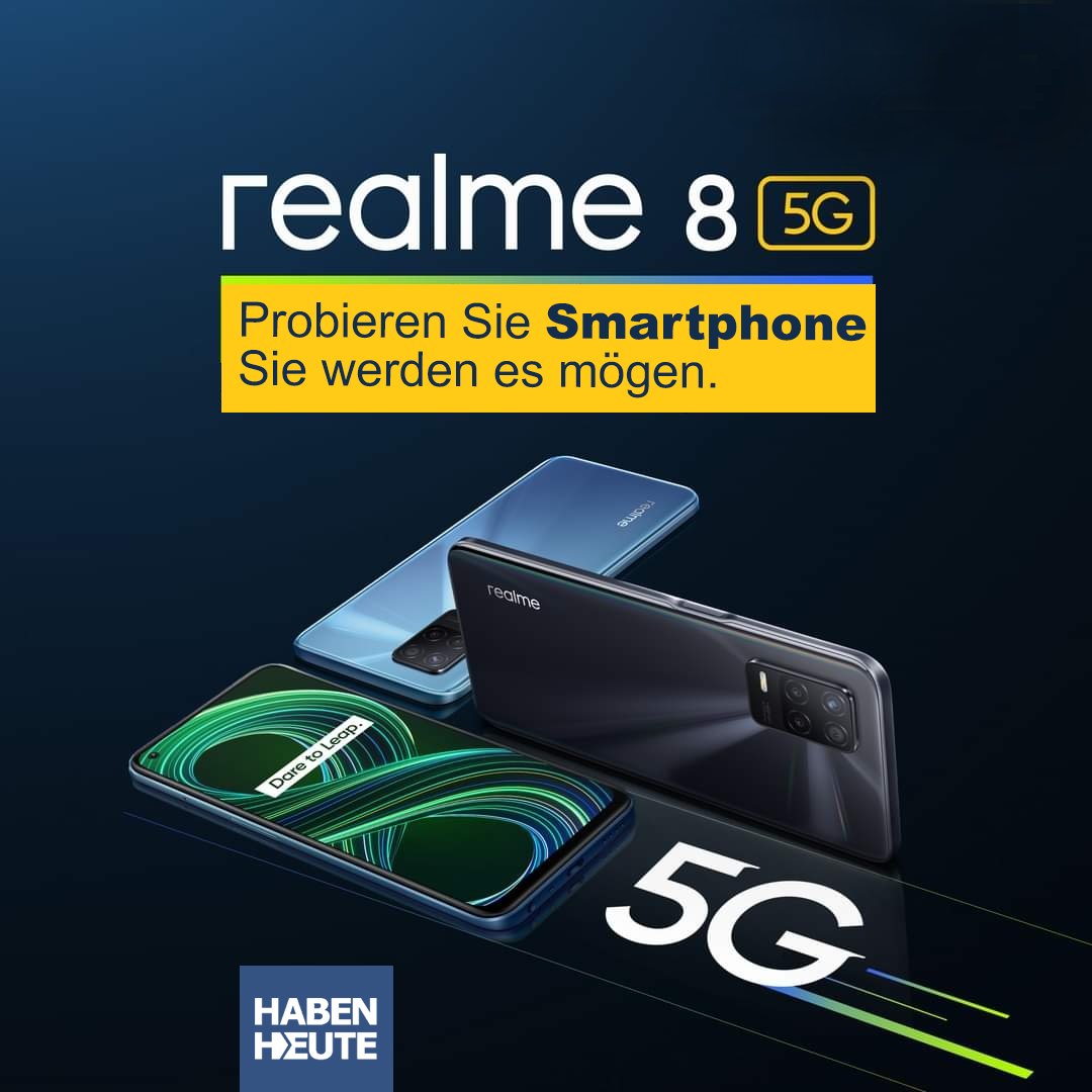 HabenHeute's tweet photo. Das Realme 8 ist ein gutes Smartphone. Es bietet einen großartigen AMOLED-Bildschirm, eine flotte Leistung, eine beeindruckende Akkulaufzeit und eine angenehme Benutzeroberfläche in einem kompakten, leichten Paket.

#realme8 #realmehandy #smartphonesrealme https://t.co/qw6uGGvWM9