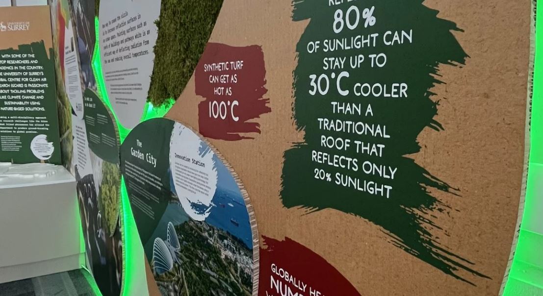 #Guildford and #Surrey residents are invited to explore @UniofSurrey’s research though new open-access, hands-on installations Find out more here: bit.ly/3AUGzAT #sustainability #cleanair @oneinbillion @AirPollSurrey #InnovationExploratorium