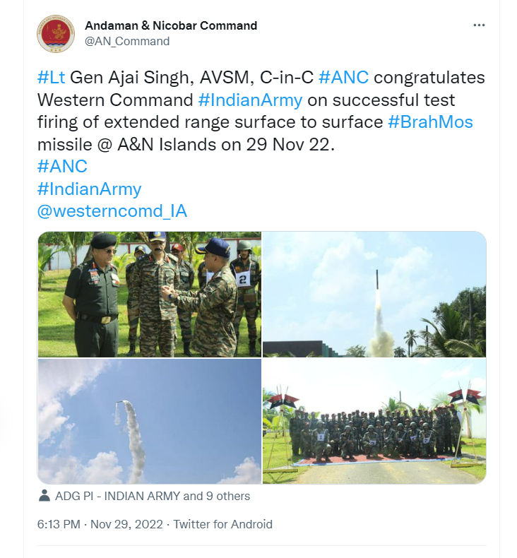 orbatnoob_3's tweet photo. Looks like 861 Missile Regiment (Brahmos) which has been with 40 Artillery Division [II Corps (KHARGA), Western Command].
The 861 Msl Regt made its first appearance in 2008 Republic Day Parade and was first seen with 40 Arty Div in 2014. https://t.co/q2xfGuUQA0