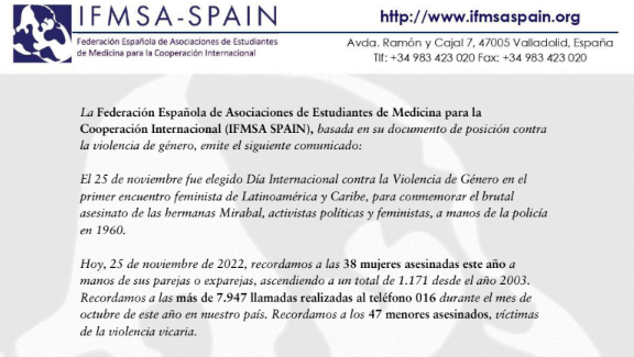 IFMSA-Spain tweet media