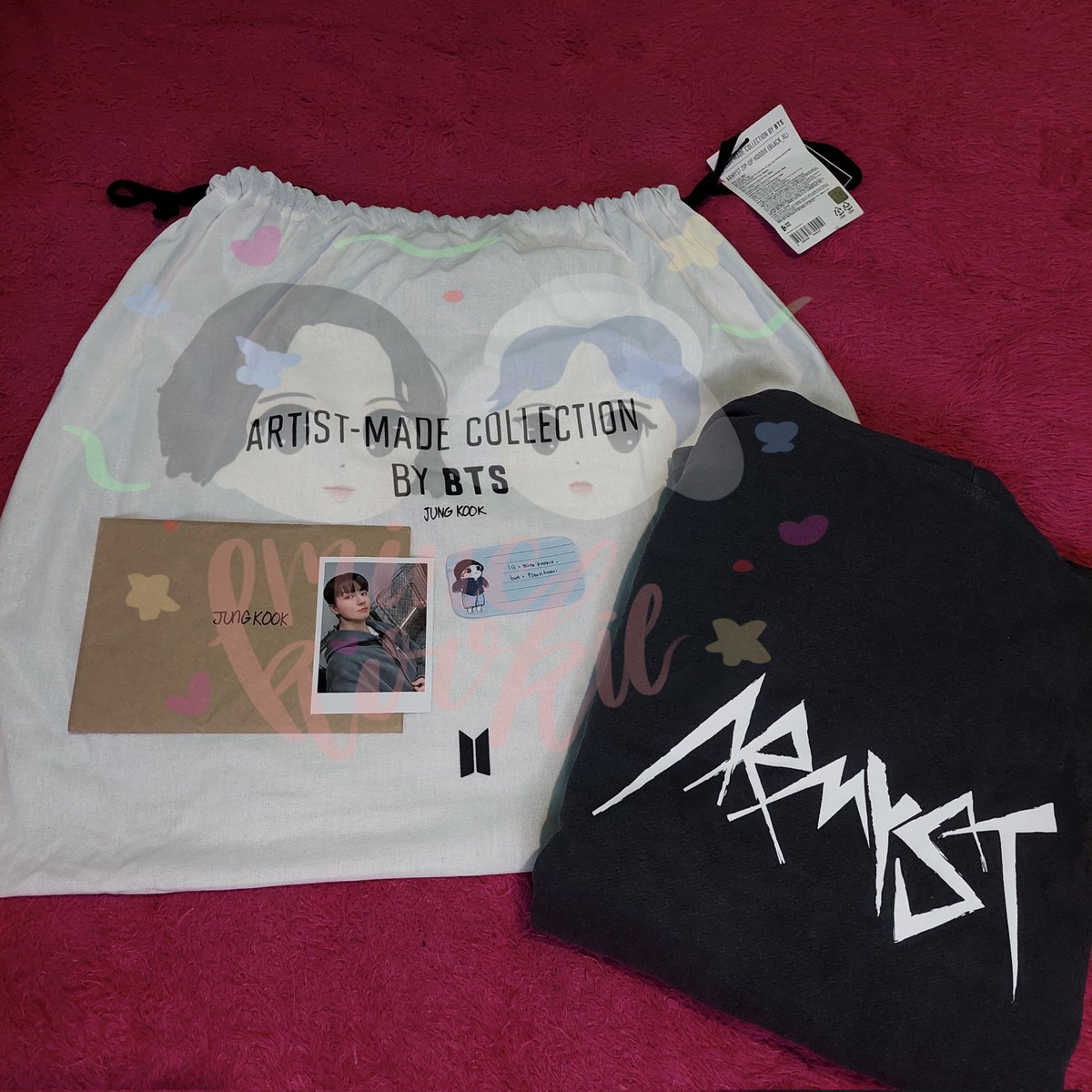 pjmntami's tweet photo. ‼️[Help RT]‼️
wts | want to sell 
Hoodie Armyst By Jk

✅️Artist Made Collection by BTS: Armyst zip-up hoodie Jungkook
✅️Black size XL
✅️ Belum Pernah Pake
💸IDR 2.100K
✅️Bisa Cicil
📍Tangerang

Tag: wts wtb namjoon seokjin suga jhope jimin taehyung jungkook https://t.co/gs67SH2WxO