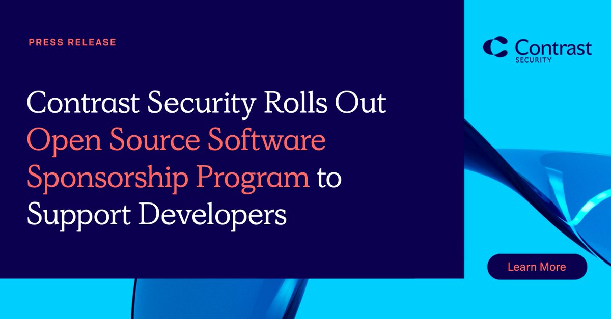 Contrast Security tweet media