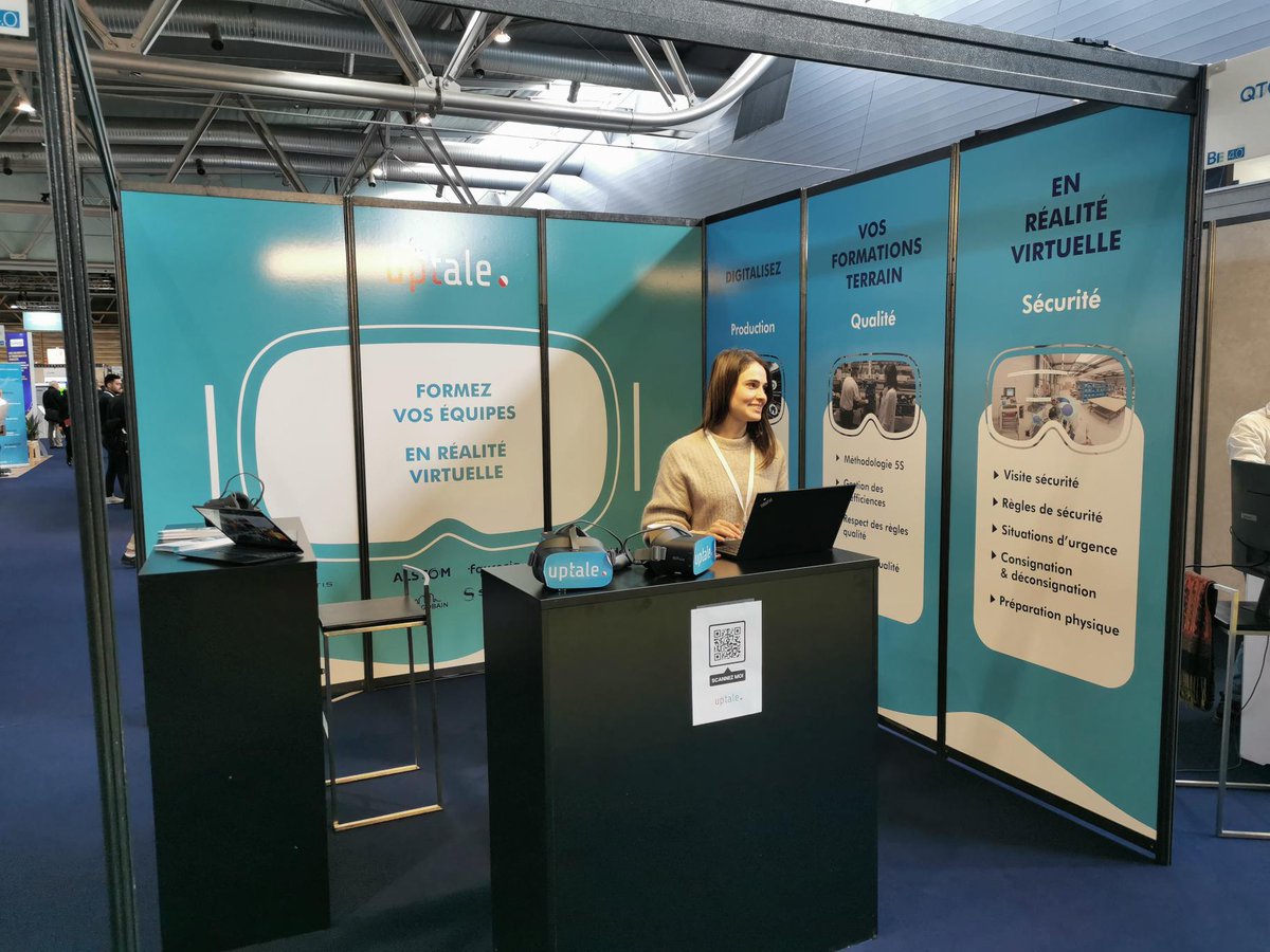 uptale_io's tweet photo. Retrouvez Uptale au @IndustriesFutur 📣
Nous sommes présents pour vous faire découvrir notre plateforme d'apprentissage immersif, et comment elle est au service de l'excellence industrielle au #BE40 😉

📅 29 &amp; 30 novembre
📍 Stand E-24, Mulhouse

#VR #ImmersiveLearning https://t.co/xeL4TKCsvc