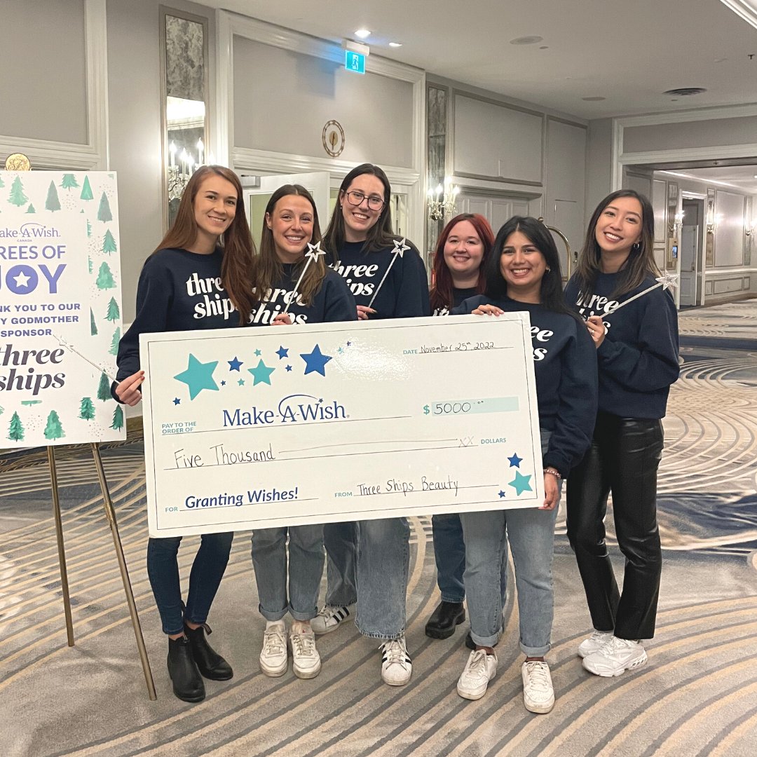 It’s GIVING TUESDAY 💙 We have an ongoing partnership with Make-A-Wish Canada to help grant life-changing wishes for children diagnosed with critical illnesses 💫

This holiday season, we donated skincare to Wish Moms + dropped off a donation to Make-A-Wish! 🎁🎄