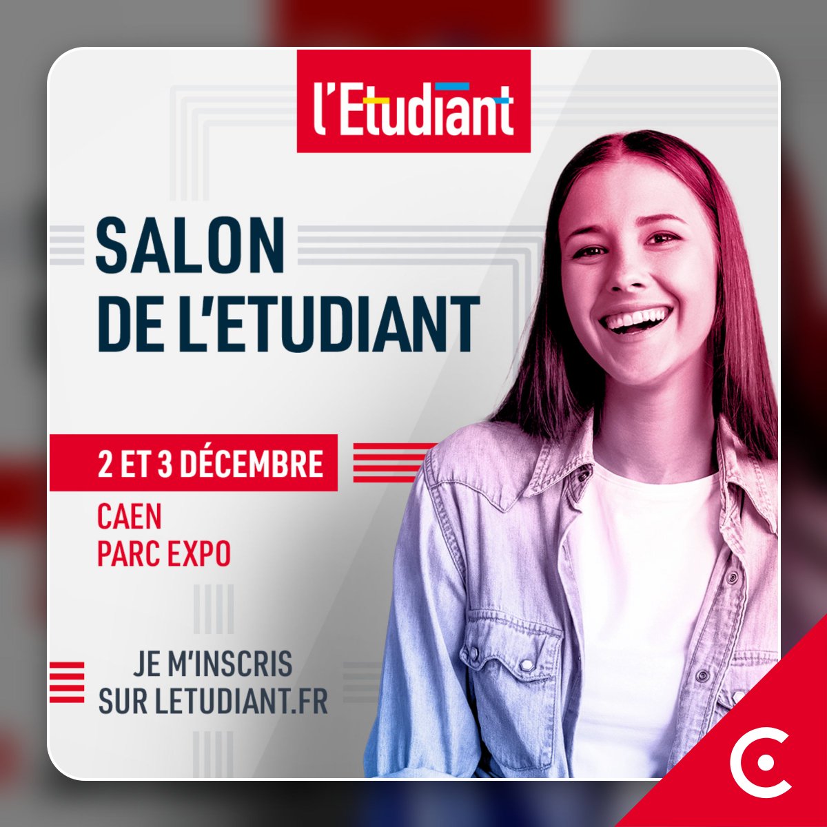 Le vendredi 02 décembre et le samedi 03 décembre 2022, viens retrouver l'équipe Créative au Salon de l'Etudiant. Au programme : ✅ | Rencontre avec l’équipe. ✅ | Découverte des différentes formations. ✅ | Présentation des locaux. Hâte de tous vous rencontrer ! 🙂