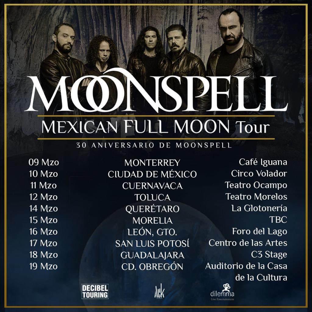 MetalMexico's tweet photo. @moonspell regresa a Mexico 🇲🇽!! @dilemmamx #moonspell #metal @C3Stage @circovolador @CAFEIGUANAMX  🤘🏻🤘🏻 https://t.co/iR4XkVUC1t