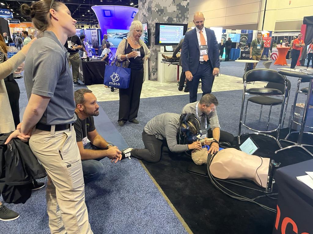 SurgicalScience's tweet photo. Some impressions from 1st day at I/ITSEC, Orlando: Presenting the new #Simbionix TraumaVR simulator cooking in our R&D lab. Stop by our booth #2281 for a live demo to share the excitement!
#meded #trauma #virtualreality #simulationtraining #IITSEC2022 https://t.co/cB5nyJQAAe