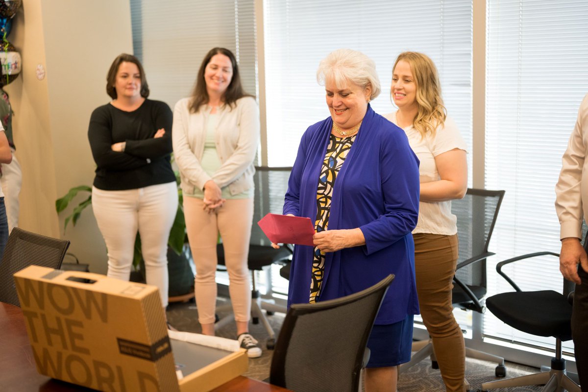 KajimaBDG's tweet photo. We appreciate all the hard work Sue Foxworth, HR Director has invested in our company after 32 years at Kajima. Congrats on your well earned retirement. #oneteam #kbdg https://t.co/KXy3tfTsks
