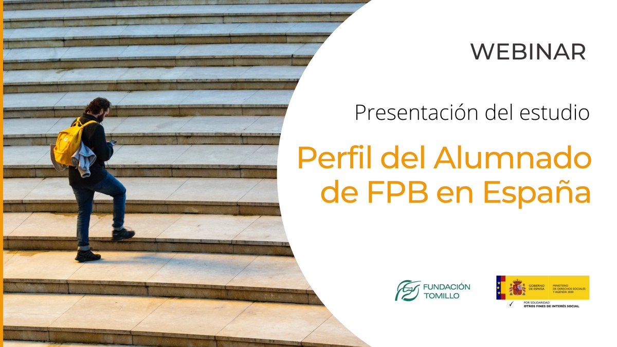 📍Compartimos los resultados y aprendizajes del estudio 'Perfil del alumnado de #FPB en España', realizado por el equipo de Estudios e #InnovaciónSocial de <a href="/ftomillo/">Fundación Tomillo</a>, junto a profesionales expertos en el sector #educativo. #FPBásica #FormaciónProfesional #FP #Formación #Juventud