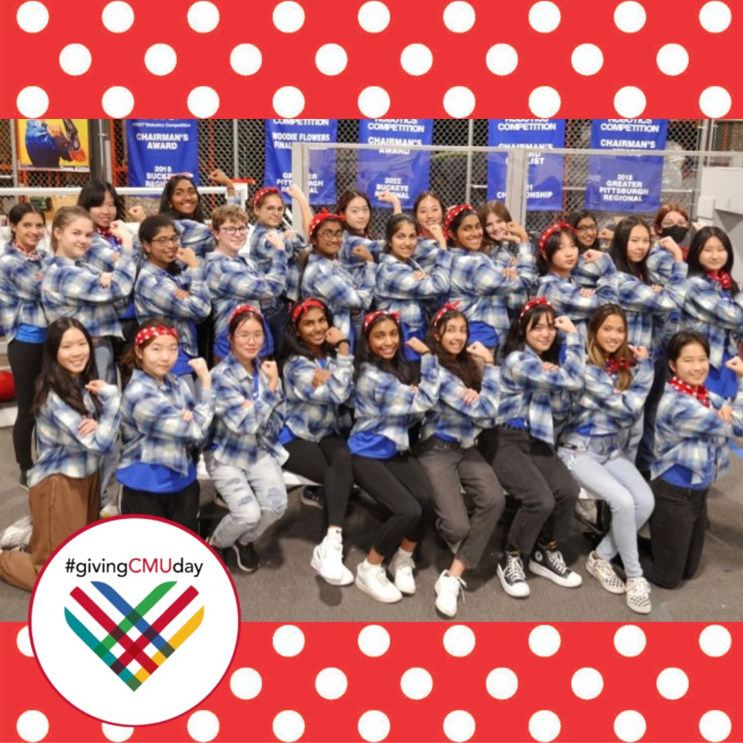 Today is the day! It's #GivingTuesday - and your gift matters to all of us. Donate to help us raise funds to build our robot for 2023 <a href="/FRCTeams/">FIRST Robotics Competition</a> and more. Thank you! #givingTuesday2022 #givingCMUday #robotics #fundraiser givingcmuday.cmu.edu/campaigns/stu-…