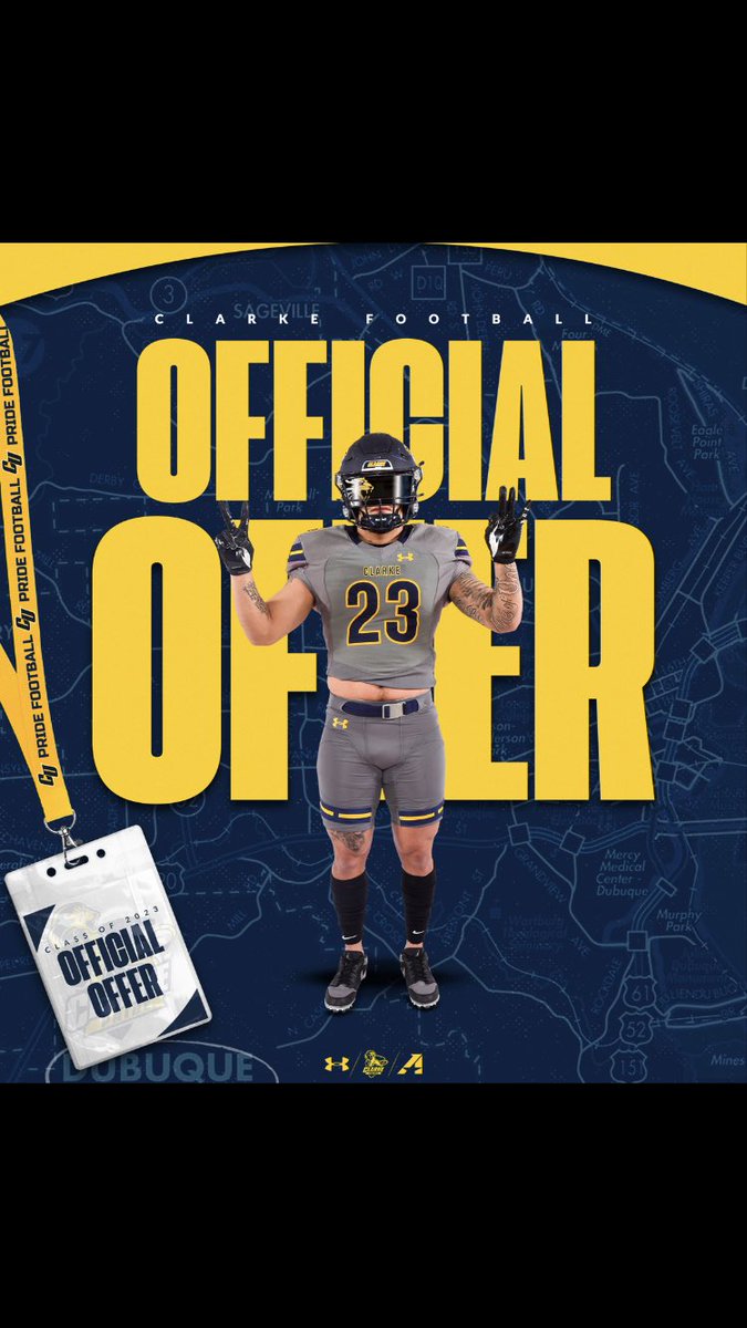 MakaiElder's tweet photo. Blessed to receive my 3rd offer from @ClarkePrideFB All glory to God! @icoachdfb @CoachMRegalado @COACHRYMER @scootermac2 https://t.co/K9dqwCG9PE