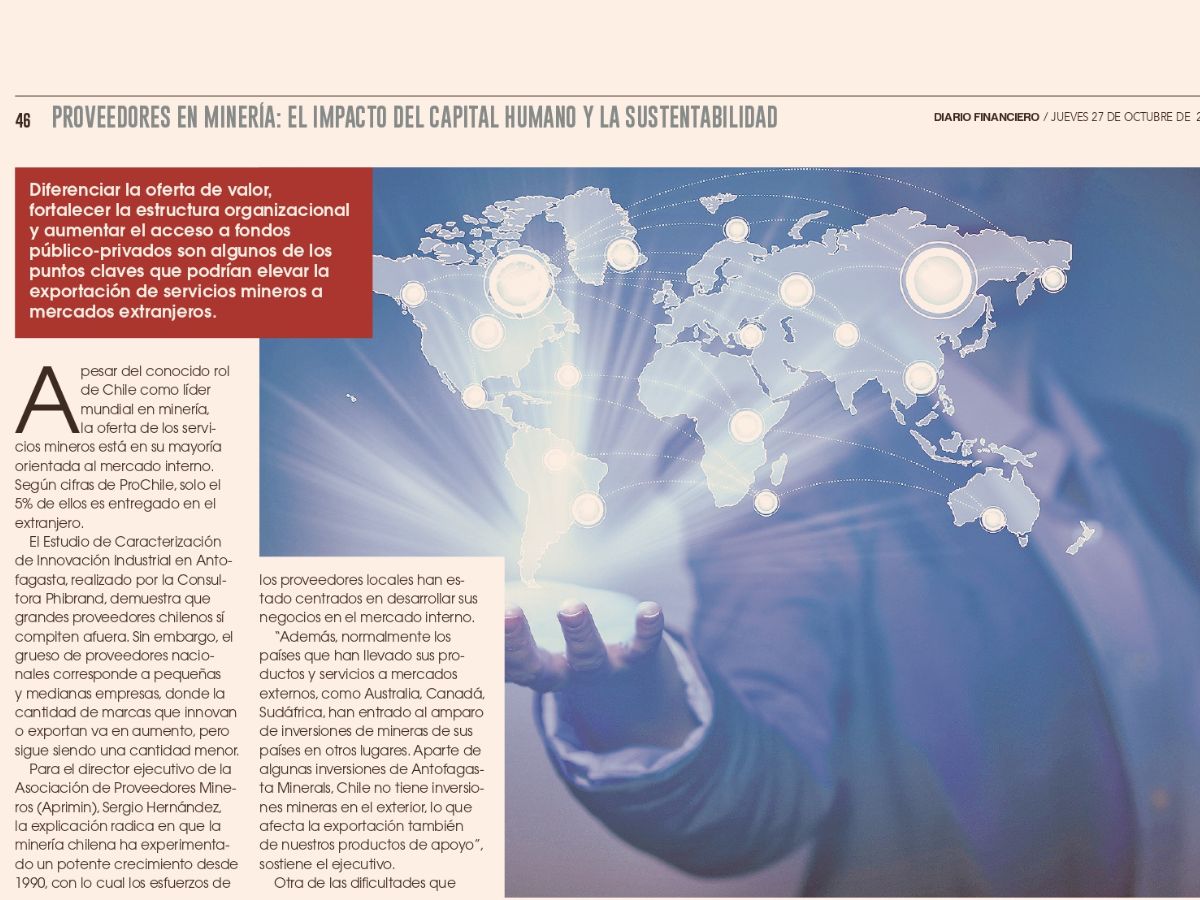 Nuestros estudios indican que diferenciar la oferta de valor es clave para que los proveedores industriales locales puedan competir en los mercados extranjeros. ¡Conoce más en este artículo del <a href="/DFinanciero/">Diario Financiero</a>!
phibrand.com/noticias/inter…