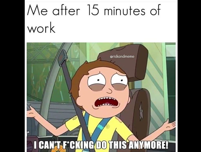 JamesGillian16's tweet image. #ThingsThatNeedChangeAtWork
I can't f*****ing do this job anymore more