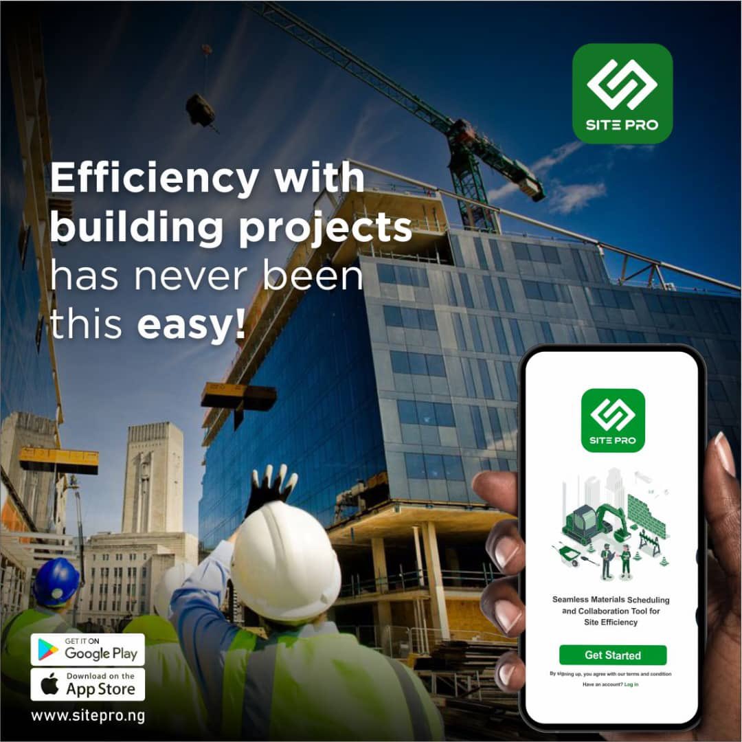 Efficiency with SitePro App is not debatable!

For efficiency, choose SitePro!😄

SitePro App is available on Google Play. Click the link in our bio to download the app or visit our website for more info - sitepro.ng 

#SiteProHq #ConstructionMaterials