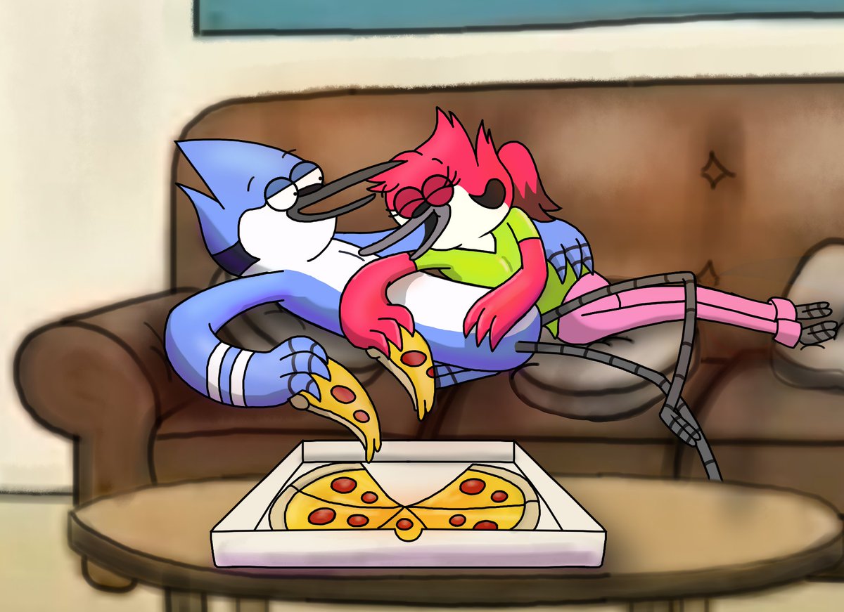sangheili233's tweet photo. Mordecai y su hija Rosita disfrutando de una Rica pizza
❤️💙💜
#Morderita #mordaret #Fanart #Cartoon #Sunset #Beach #MordecaiXmargaret #mordecaiymargarita #regularlove #Regularshow #RegularShowfanart #RositaSmith https://t.co/jf7rfUzEAY