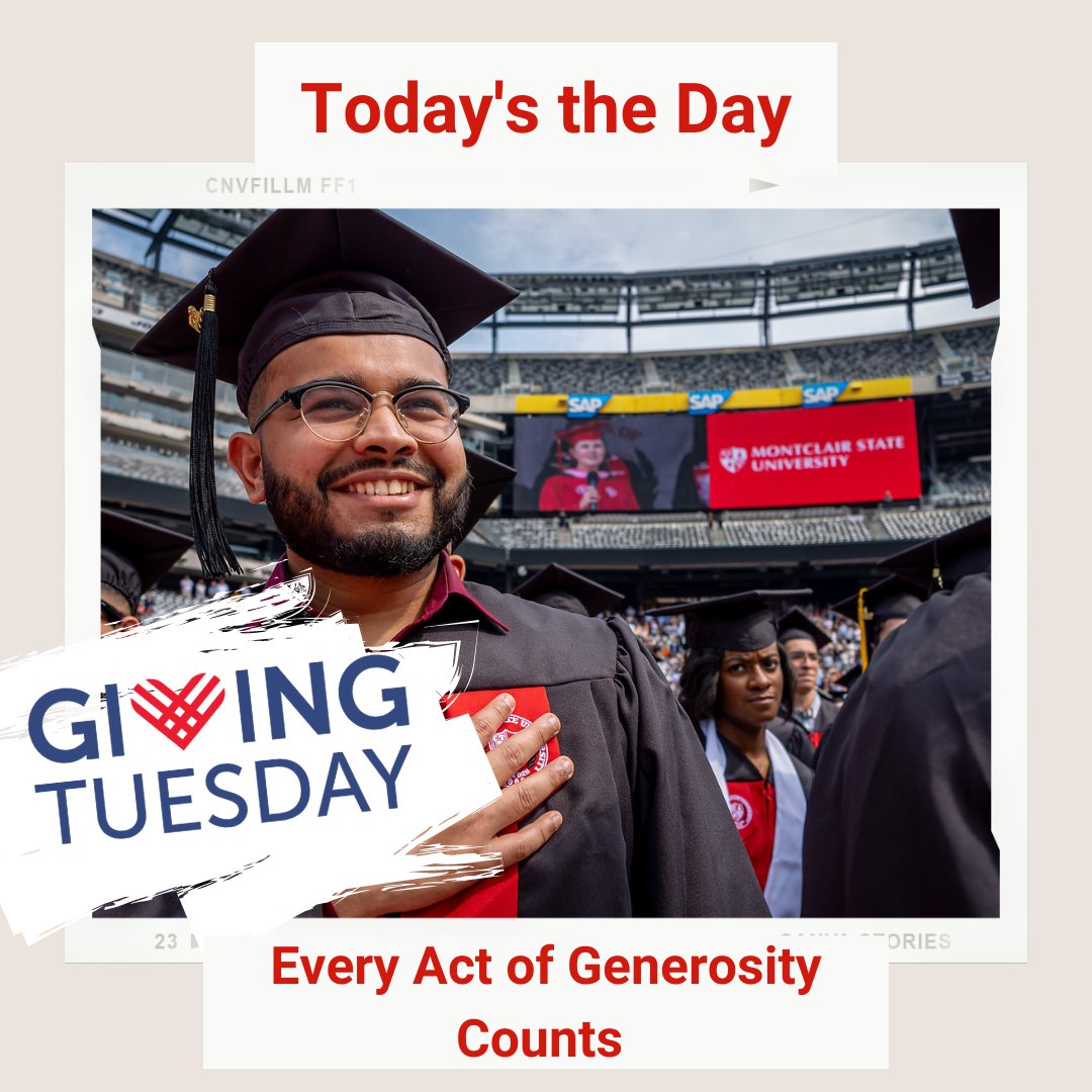 MontclairAlumni's tweet photo. This #GivingTuesday  Tuesday we encourage you to make a gift to the campus fund you feel most passionate about. (The Red Hawk Pantry 🍔, The Fund for Montclair🦅 and The Emergency Book Fund📚)

Click the link in our bio to make an impact!
#montclairstategives #givingtuesday2022 https://t.co/fddlkG7G1Y