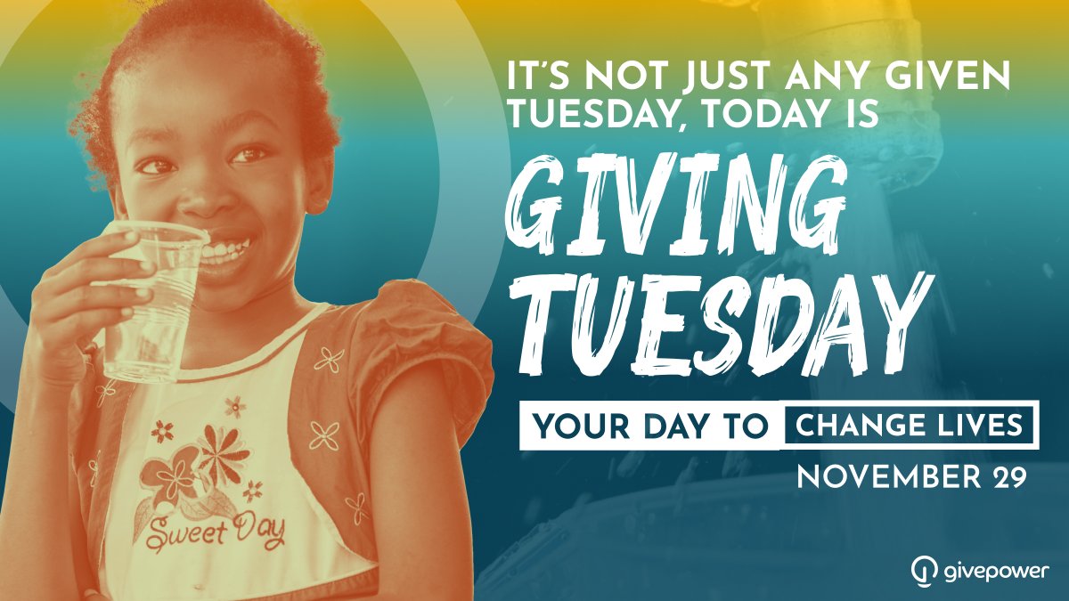 GivePowerFdn's tweet photo. #NotJustAnyGivenTuesday 🤲
It’s not just any given day that you have the power to change lives. But today, on Giving Tuesday, it’s never been easier. https://t.co/qoGIOZJFKY