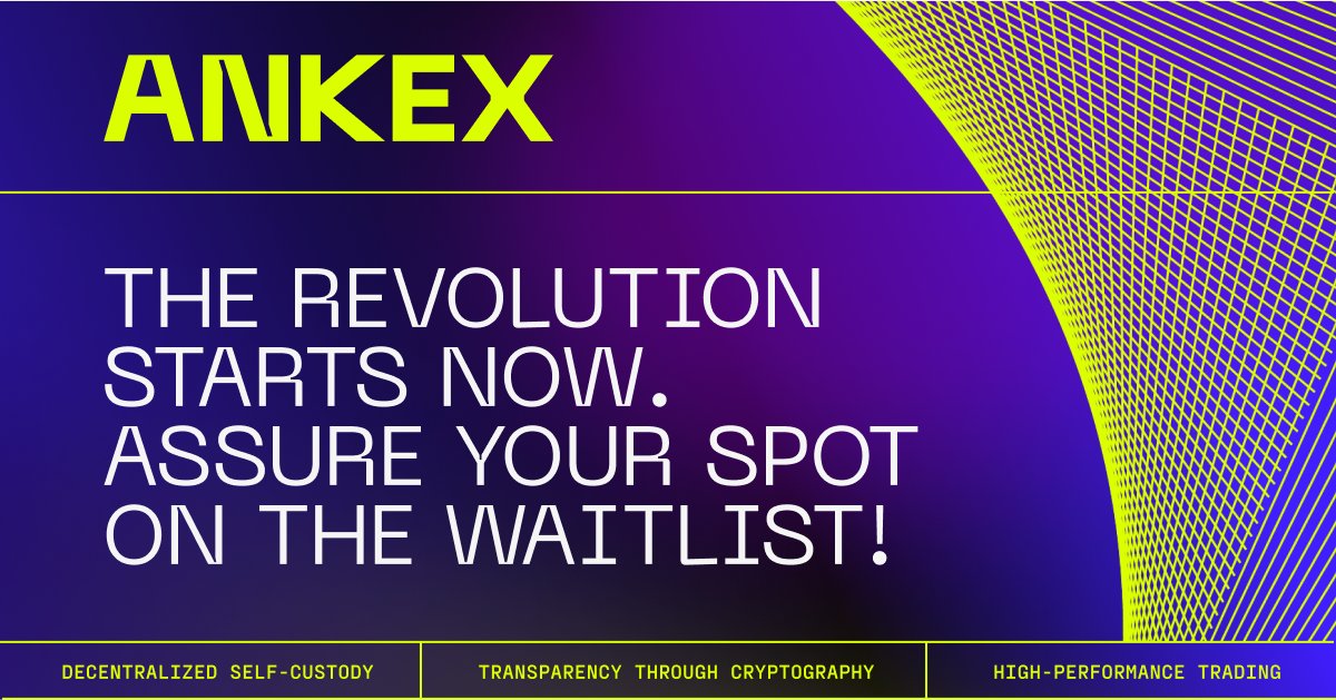 OpenCustody's tweet photo. Qredo🤝Ankex

We are proud to support Ankex, a hybrid exchange offering high-performance derivatives trading.

@Ankexcom will utilize Qredo’s technology to bring centralized trading from the security and control of self-custody

Join the waitlist now👇
https://t.co/8oSH4GWMCj https://t.co/c8QMmonPrR