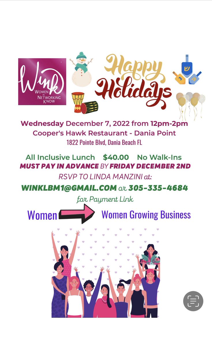Women promoting each other’s business, sharing insights –WINK Women Rock!