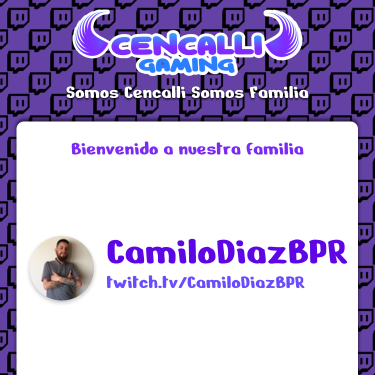 CencalliGaming's tweet photo. Colombia se hace presente loco!!! Bienvenido a la gran familia #CencalliGamig @camilodiazbpr, estamos muy contentos de tenerte con nosotros, vamos a realizar grandes cosas. #SomosCencalliSomosFamilia https://t.co/B2uSo4Jgtk