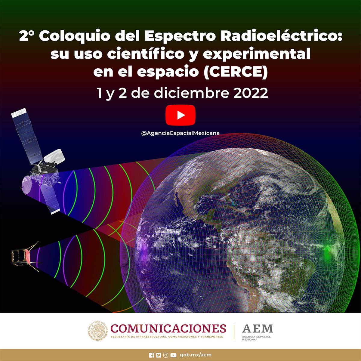 📢El GIC estará en el 2º Coloquio del Espectro Radioeléctrico donde el Dr. José Alberto Ramirez comentará el impacto y beneficio de los GNSS en Latinoamerica.

📅1 de Diciembre - 10:00
💻Evento virtual
Más información: bit.ly/3TyRJlk
