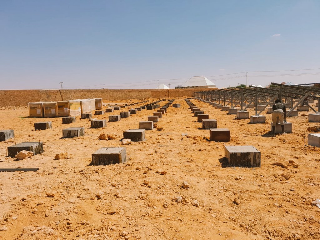Tamarso252's tweet photo. Working towards the future. A 600kw #solarenergy project somewhere in Galmudug #Somalia, aimed to save 40% diesel fuel.

Join our initiatives to transform the energy sector. 
@SELCOFoundation @Invest_Somalia @EUinSomalia @UNIDOSomalia @DAIGlobal @LeeSorensenSD @Abdisalam_Rajo https://t.co/gGzgRKQJzH