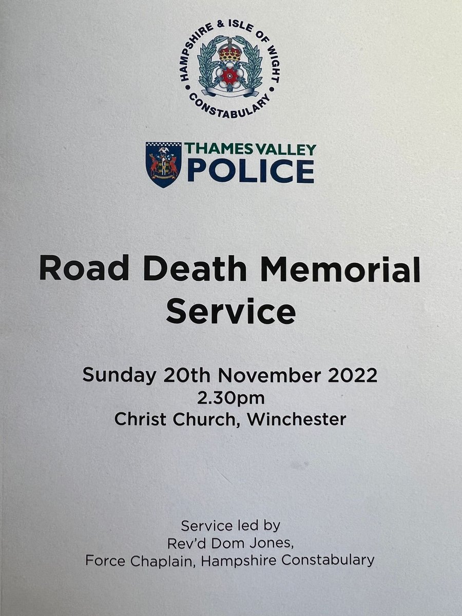 This event was harrowing, beautiful, wonderful, heart wrenching all at the same time. We came together to remember those loved and lost on our Hampshire roads.