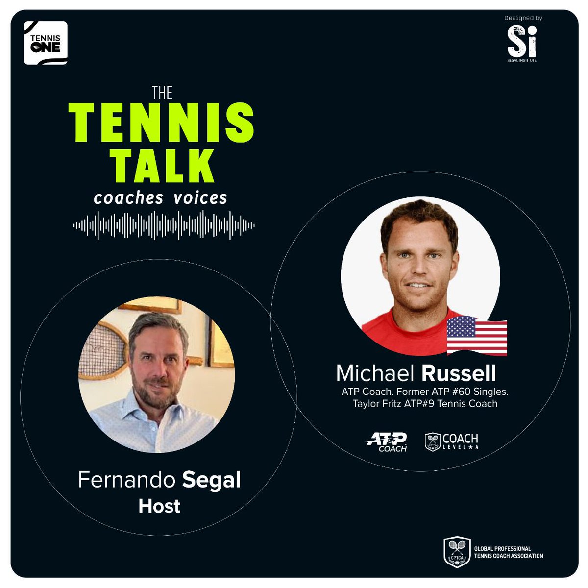 WHAT IS THE KEY TO TRAINING ONE OF THE 10 BEST TENNIS PLAYERS IN THE WORLD?

The 21st episode of “The Tennis Talk – Coaches Voices” stars Michael Russell, Taylor Fritz's current coach.

You can listen to each episode free in the <a href="/TennisONEApp/">TennisONE App</a> here: t1.app.link/Twitter