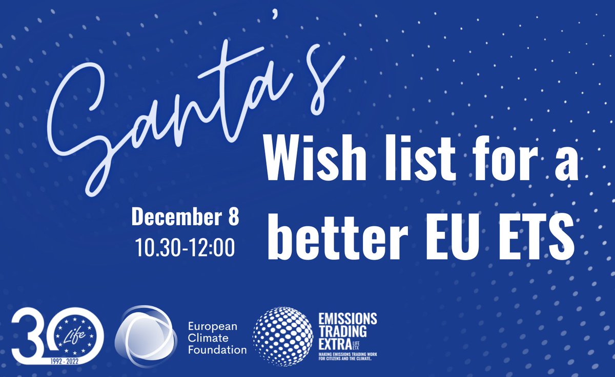 Carbonkiller_EU's tweet photo. What is your wish?🤩
As we enter the final stage of negotiations on #EU_ETS between the Council, the Commission and the Parliament, we will take stock of the progress and discuss remaining priorities to improve the ETS and make it fit for purpose. Join us! https://t.co/BCcxlTKboK https://t.co/Gb5n1Bf95O