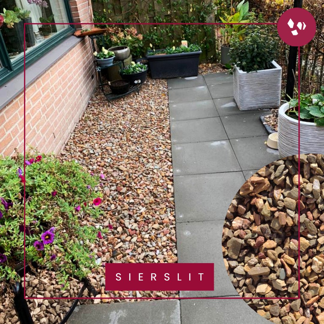 KKSKoers's tweet photo. Groot of klein, Grauwacke #siersplit past in elke siertuin! Deze zeer harde steensoort heeft diverse kleuren. Kan ook toegepast worden als decoratie vulling in plantenbakken, als grindkoffer en rondom de vijver.
https://t.co/mI5bQ4Bv0z
#kks #koers #koersmix #grauwacke #siertuin https://t.co/OXJbyhfa0B