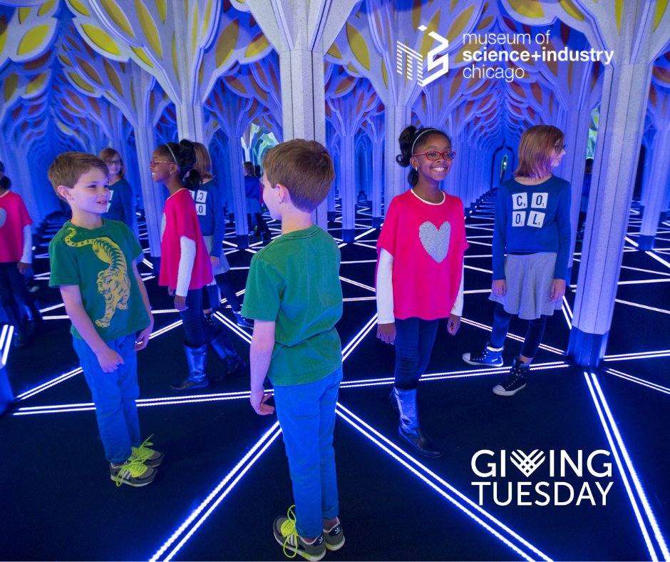 Infinite discovery starts with you. Consider supporting MSI this Giving Tuesday! 🤗 Your tax-deductible donation supports infinite ‘Aha!’ moments. Give a gift to support boundless possibilities at MSI. ➡️ msichicago.org/givingtuesday
